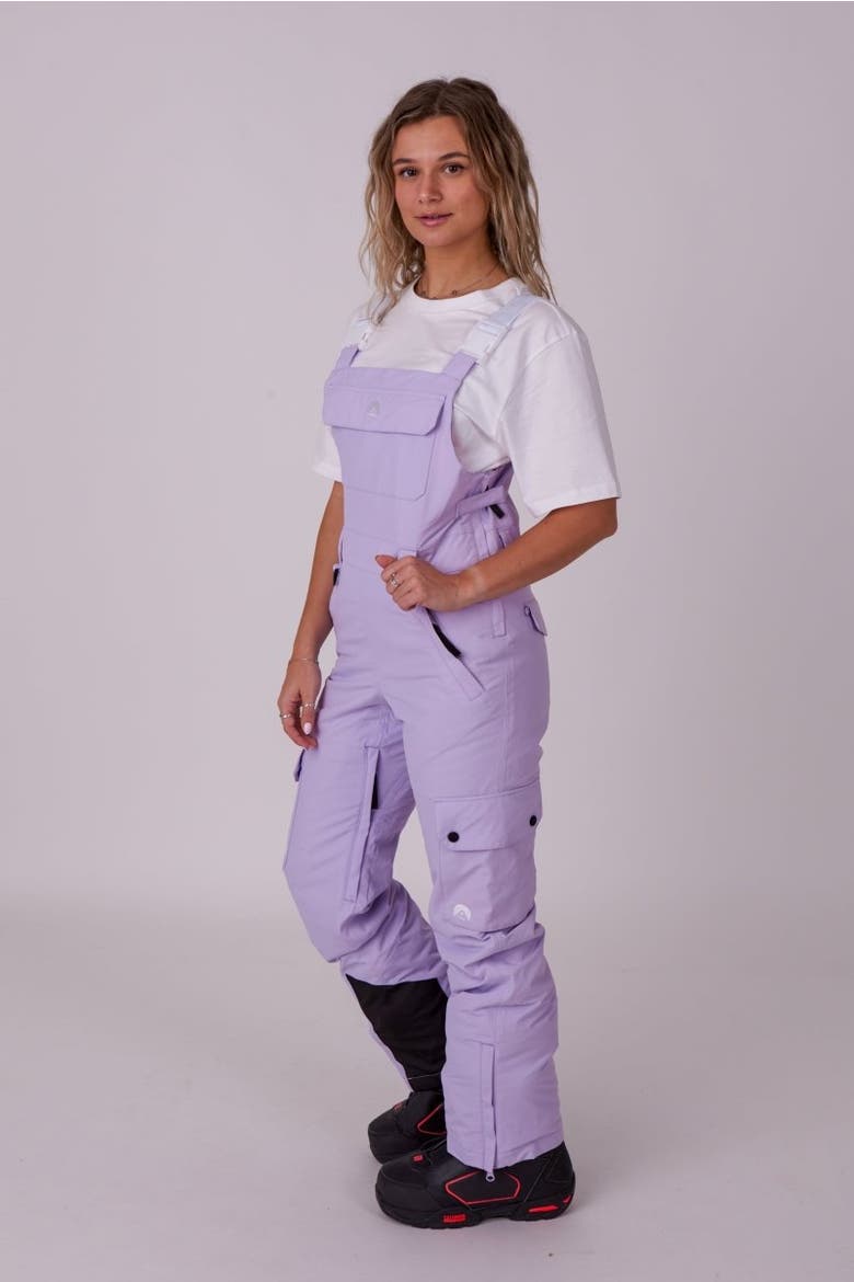 Yeh Girl Bib Pant - Lavender, Alternate, color, Lavender
