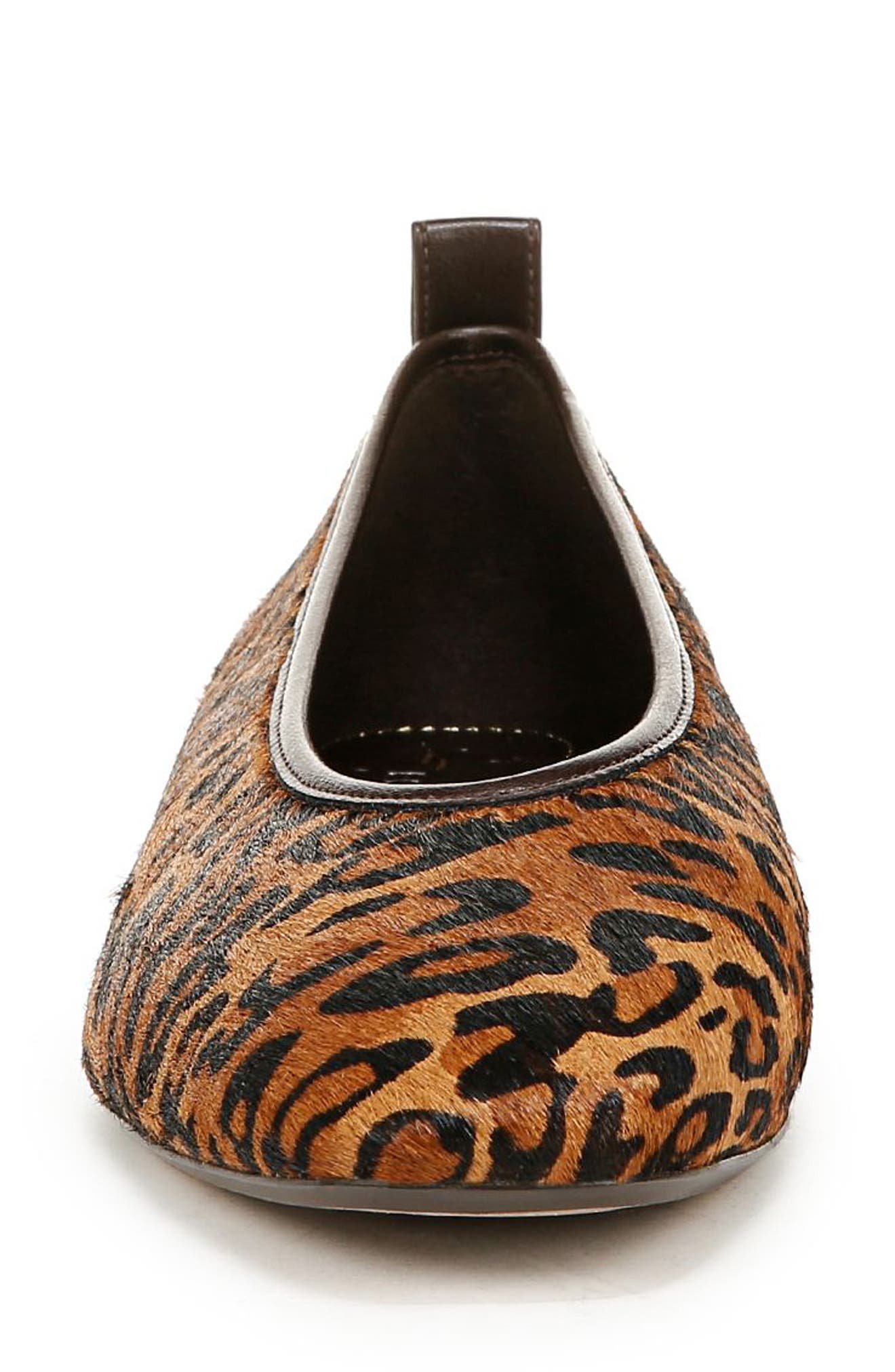 27 EDIT Naturalizer Carla Genuine Calf Hair Ballet Flat, Alternate, color, Natural Calf Hair