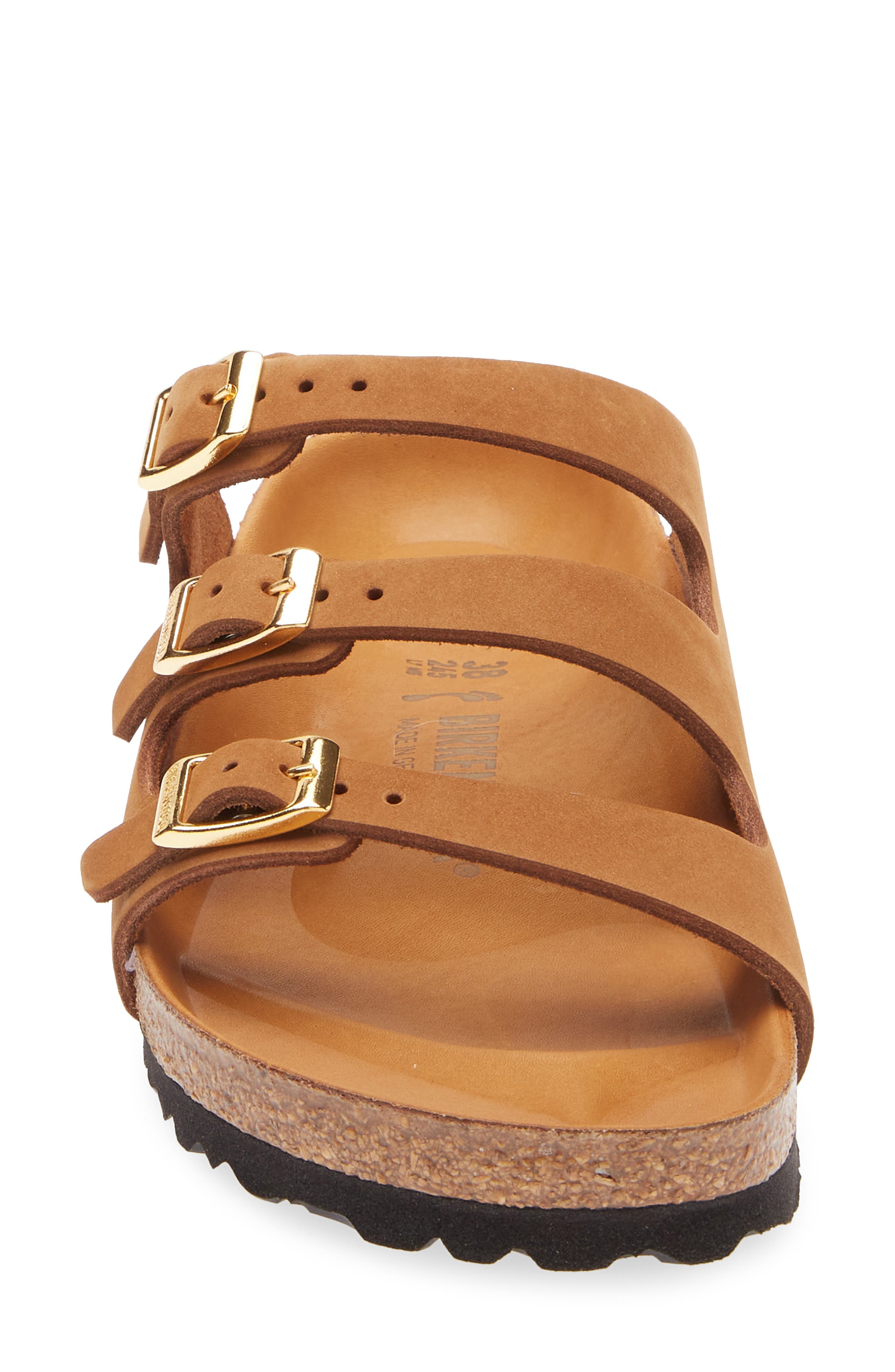 Birkenstock Florida Sandal, Alternate, color, Mink Nubuck