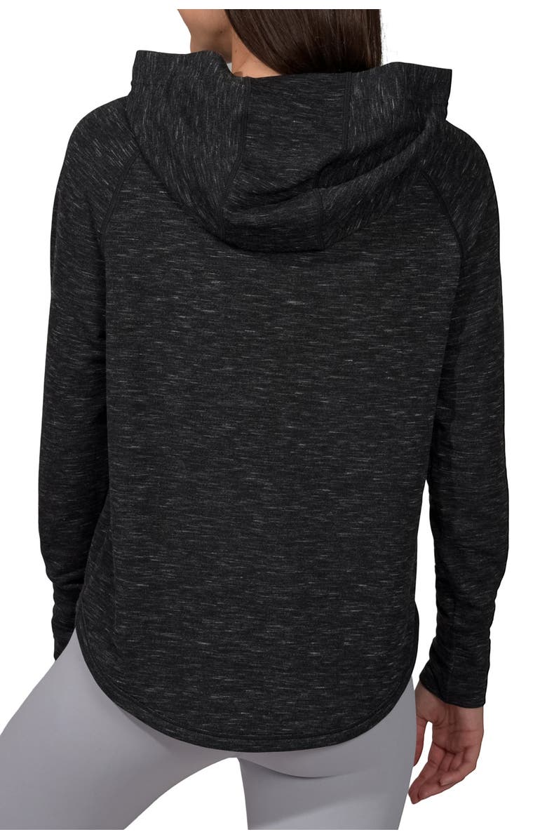 90 DEGREE BY REFLEX Brushed Hoodie with Front Pocket, Alternate, color, 