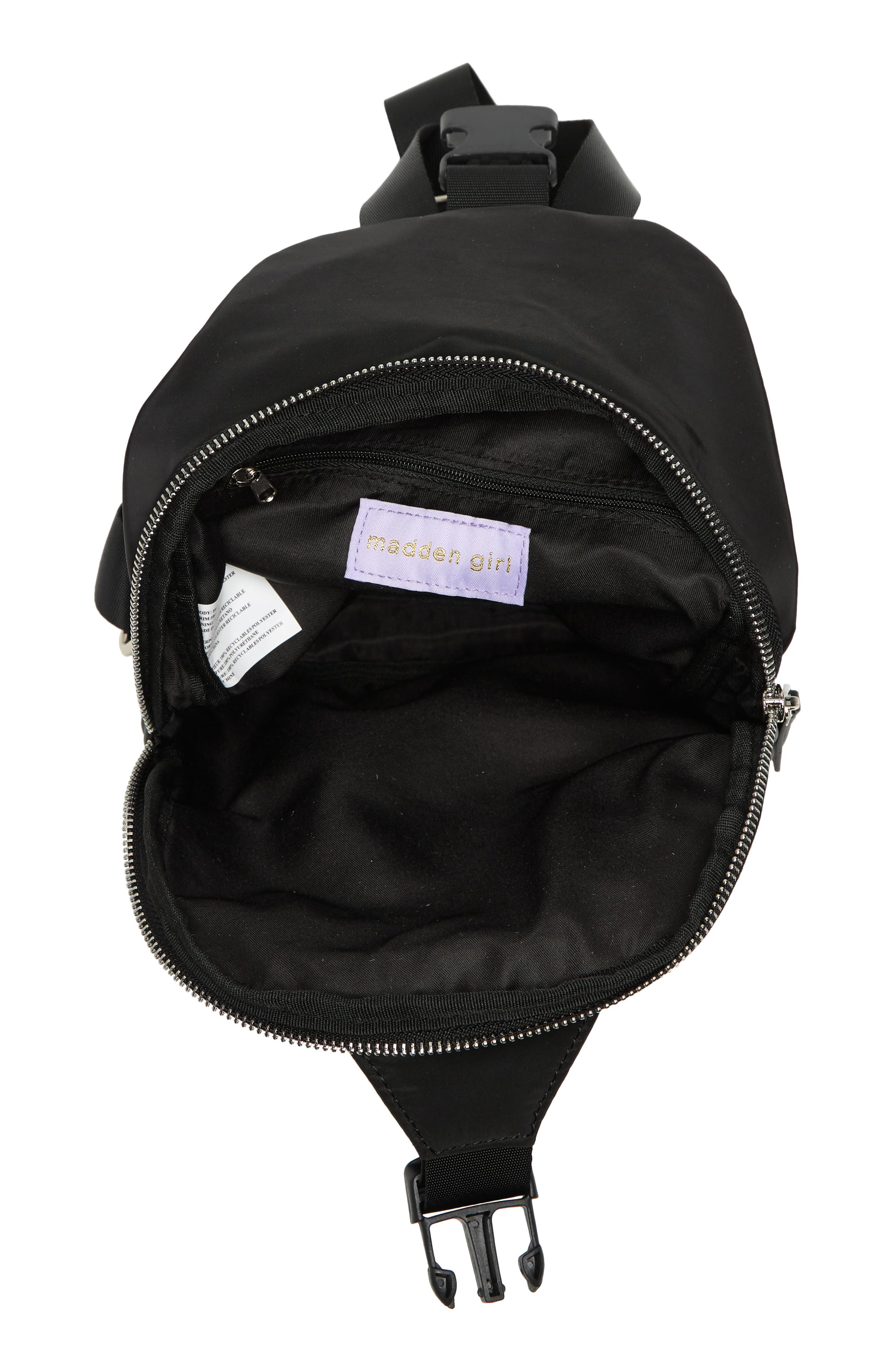 Madden Girl Sling Bag, Alternate, color, Black