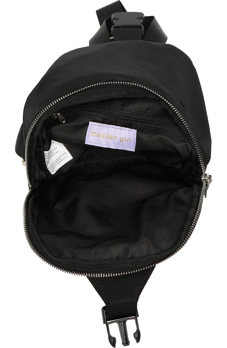 Madden Girl Sling Bag, Alternate, color, Black