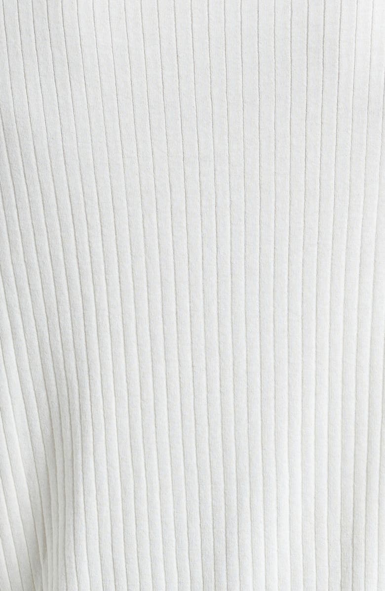 OUR LEGACY Fine Knit Cotton Crepe Henley, Alternate, color, Ivory Cotton Crepe