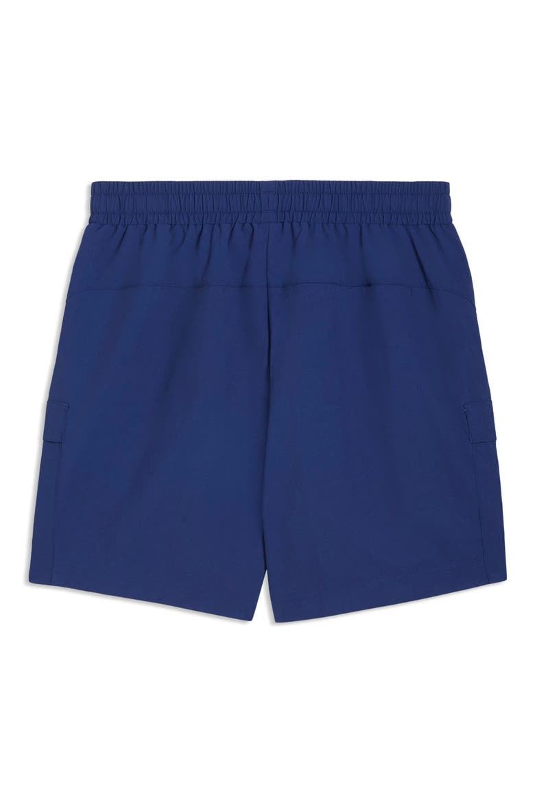 Wardrobe Essentials Relaxed Cargo Shorts, Alternate, color, BLUE JEWEL