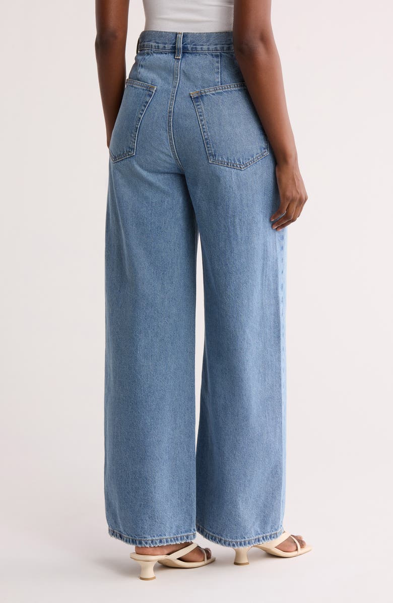ÉTICA Marley Ultra High Waist Barrel Jeans, Alternate, color, 