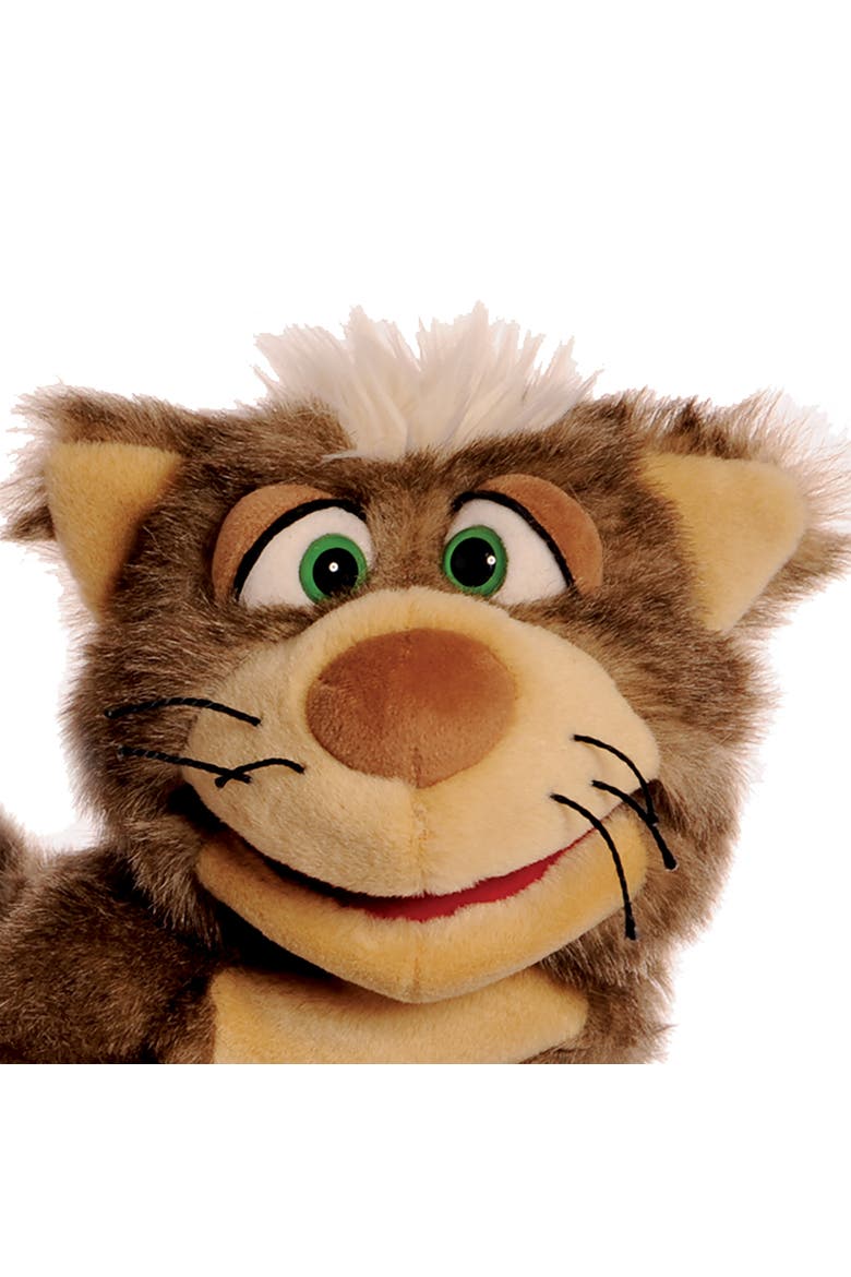 Roxy The Brown Cat 16 Inch Plush Hand Puppet, Alternate, color, Brown