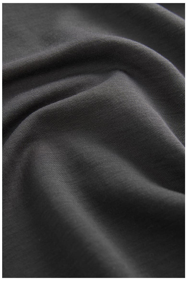 Knot Detail Sleeveless Midi Dress, Alternate, color, CHARCOAL GREY