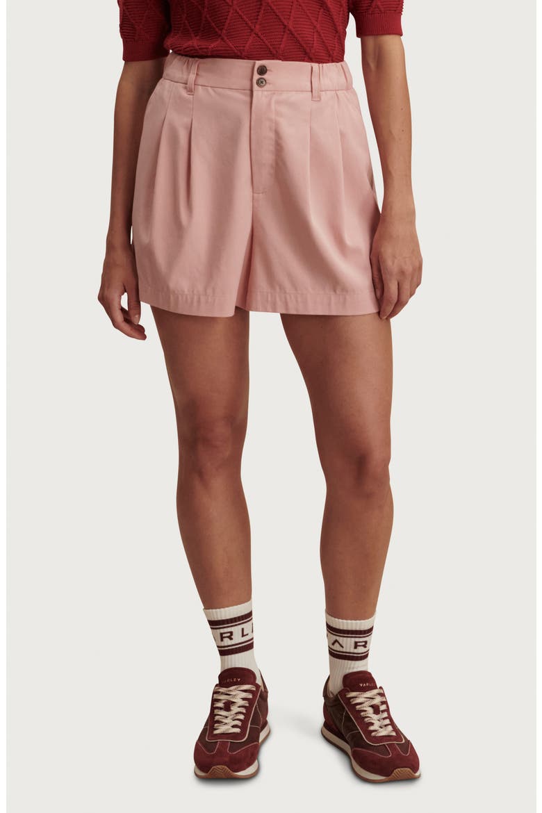 Tansy Woven Shorts, Main, color, MELLOW ROSE
