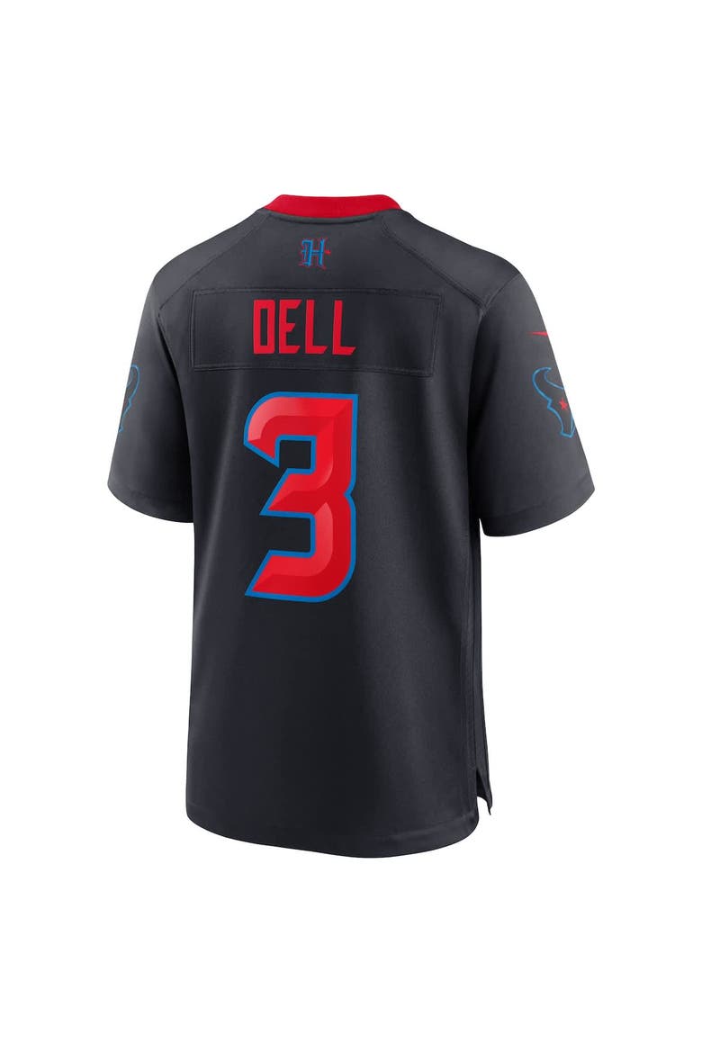 Men's Nike Tank Dell  Navy Houston Texans 2nd Alternate Game Jersey, Alternate, color, Navy