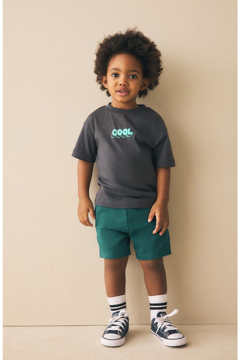 Kids' Cotton Jersey Shorts, Alternate, color, GREEN