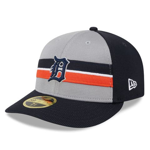 Men's New Era  Gray Detroit Tigers 2024 Batting Practice Low Profile 59FIFTY Fitted Hat