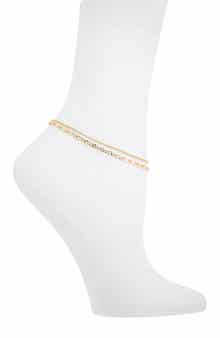 Layer Chain Anklet