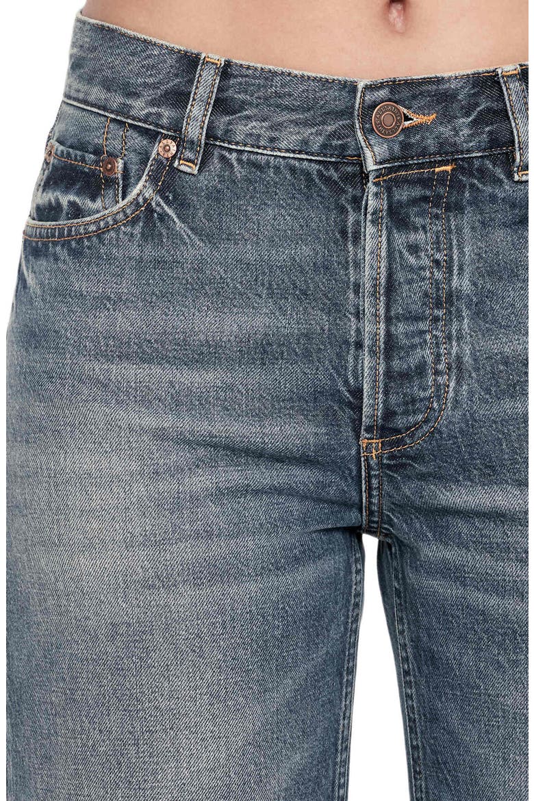 Cohen High Waist Straight Leg Jeans, Alternate, color, DARK INDIGO