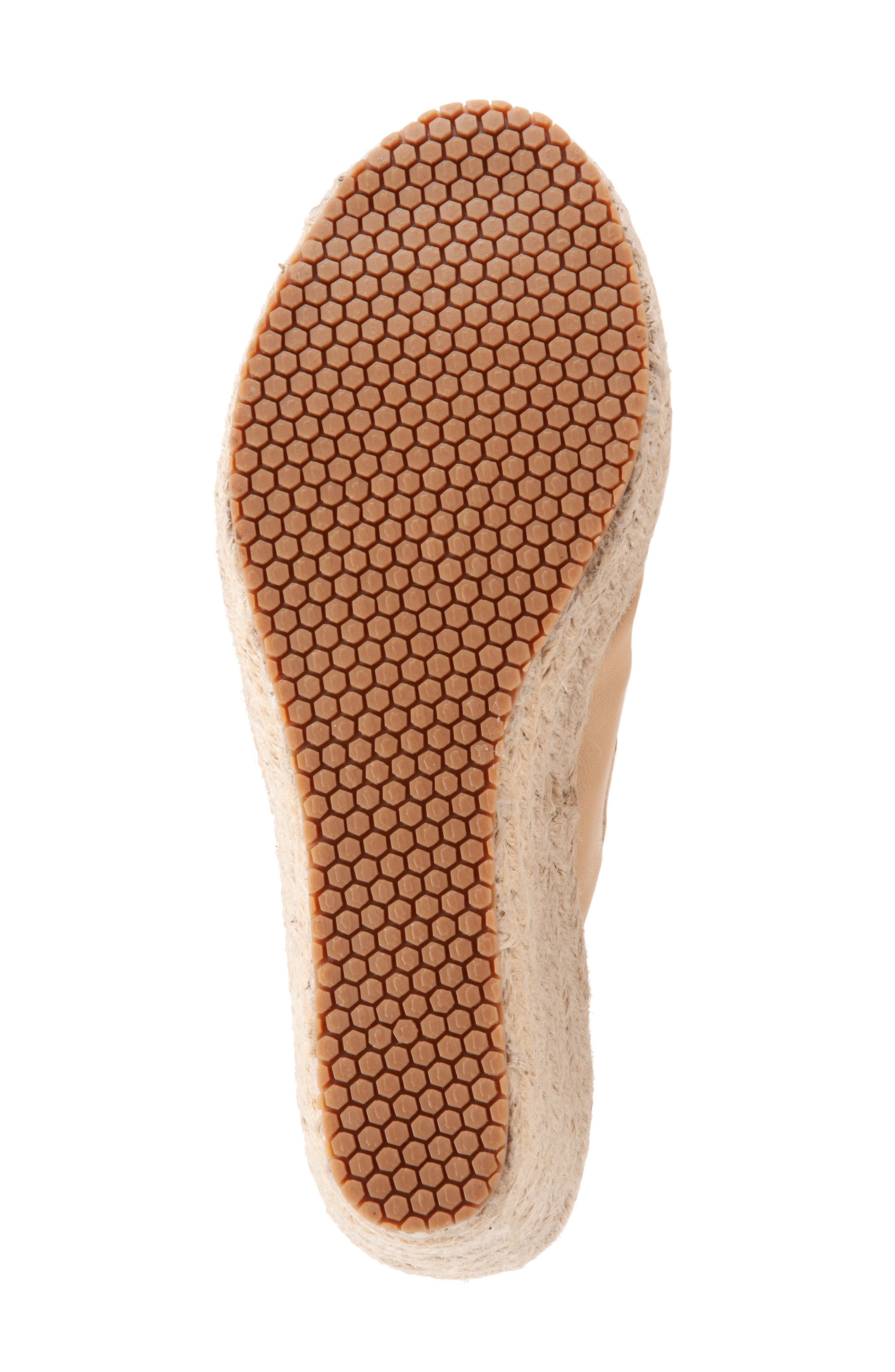 Halsey Cross Strap Espadrille Wedge Sandal, Alternate, color, IVORY