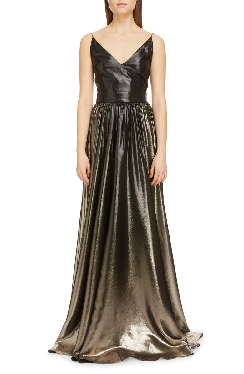 Givenchy Degradé Lamé A-Line Gown, Main, color, 