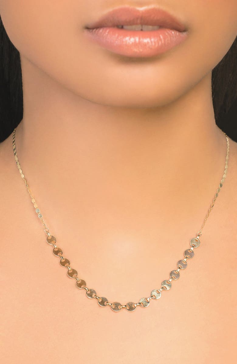 LANA Jewelry Small Rodeo Nude Chain Necklace, Alternate, color, Yellow
