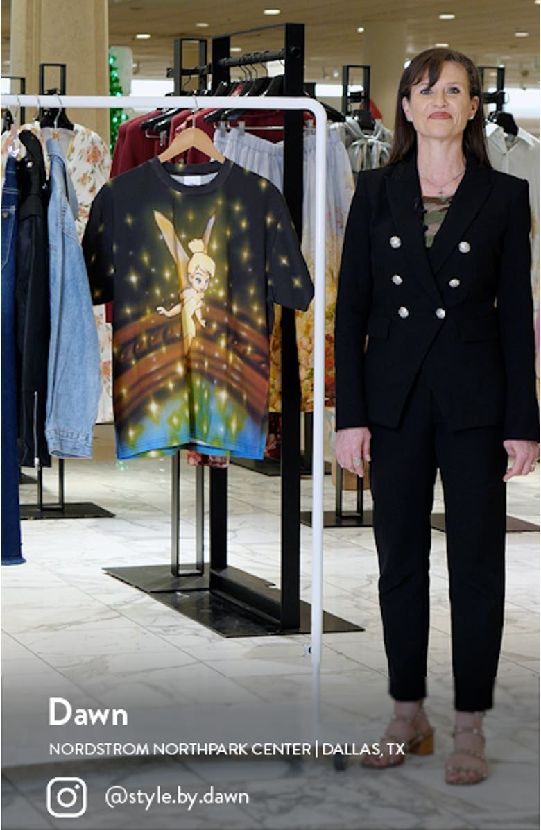 x Disney Goofy Airbrush Organic Cotton Graphic T-Shirt, sales video thumbnail