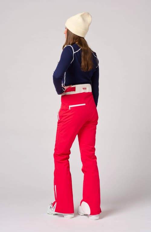 Jorde Palmer Insulated Ski Pant In Red