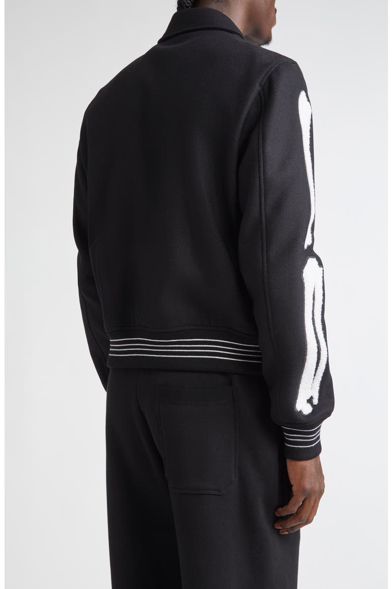 AMIRI★Bones Wool Varsity Jacket Bones Wool Blend Varsity Jacket (Men) | Nordstrom