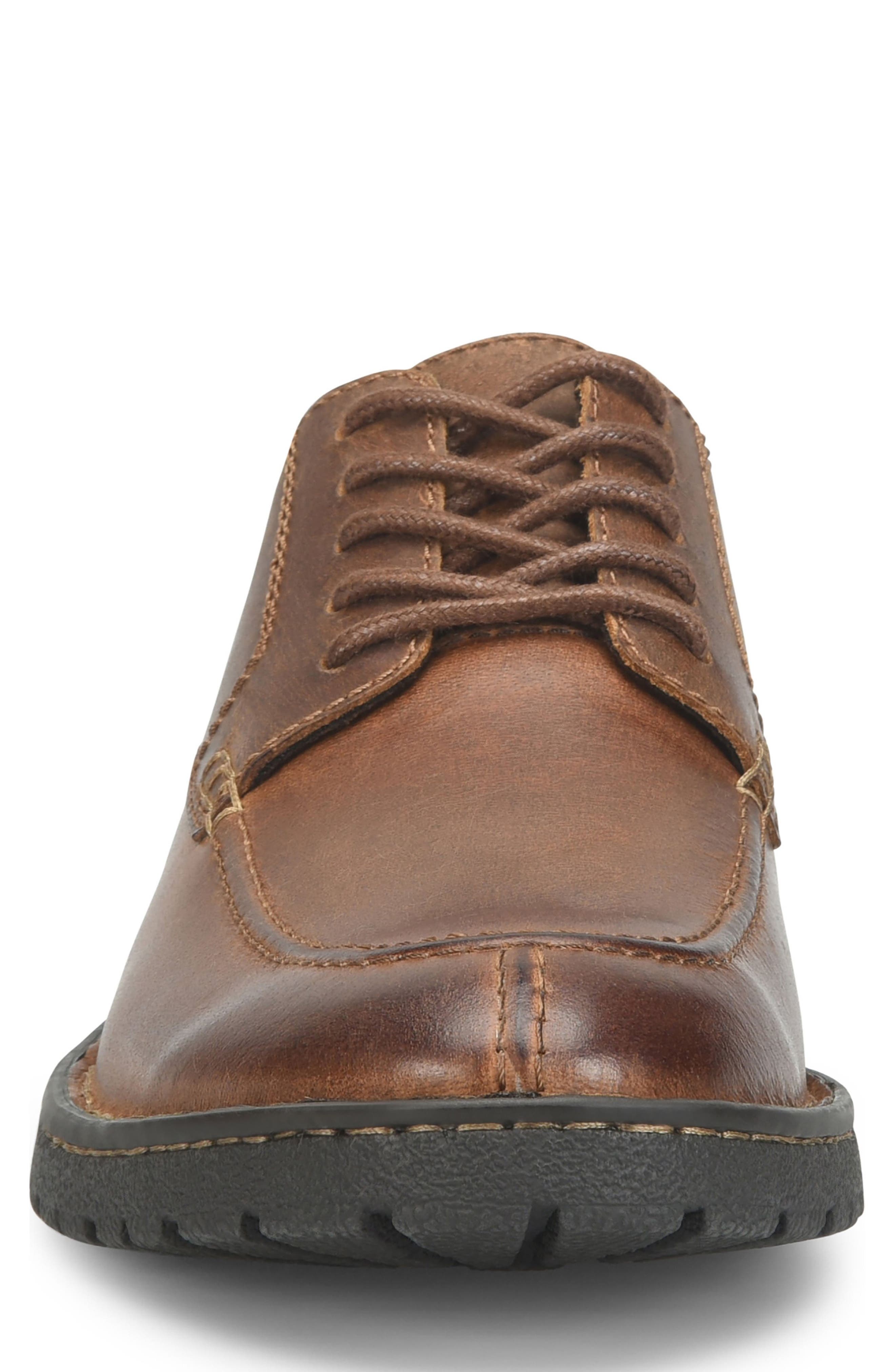 Cliff Leather Derby, Alternate, color, RUST FULLGRAIN
