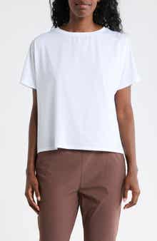 90 DEGREE BY REFLEX Dolman Sleeve Crop Active T-Shirt