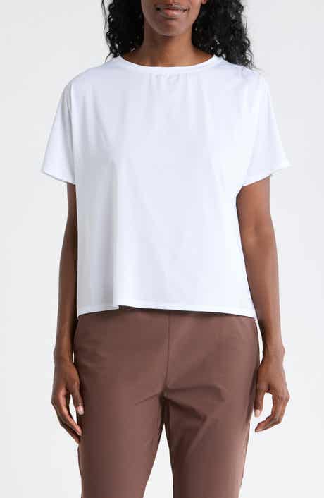 90 DEGREE BY REFLEX Dolman Sleeve Crop Active T-Shirt