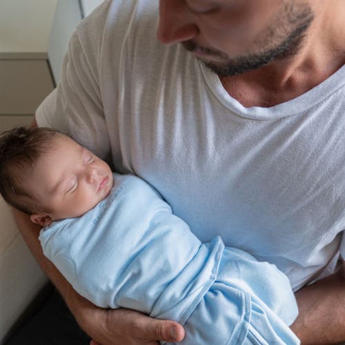 Halo 100% Cotton 1.5 Tog Sleepsack Swaddle In Blue