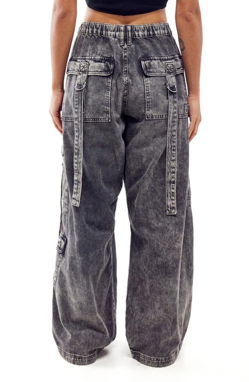 Bdg Urban Outfitters Strappy Cargo Jeans In Black