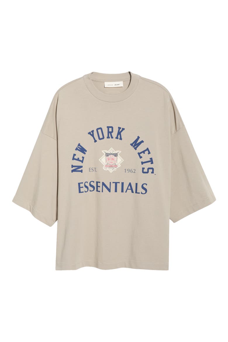 x MLB New York Mets Merch Cotton Graphic T-Shirt, Alternate, color, SEAL