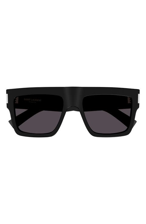 55mm Polarized Flat Top Sunglasses