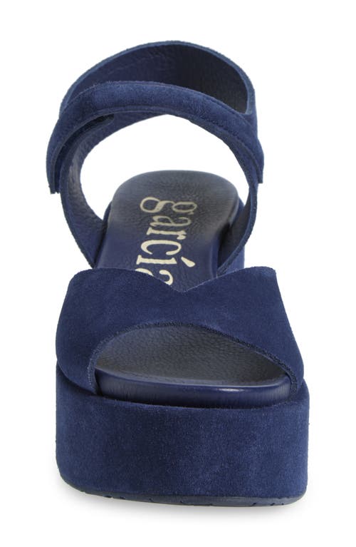 Shop Pedro Garcia Nirvana Platform Sandal In Marina Castoro