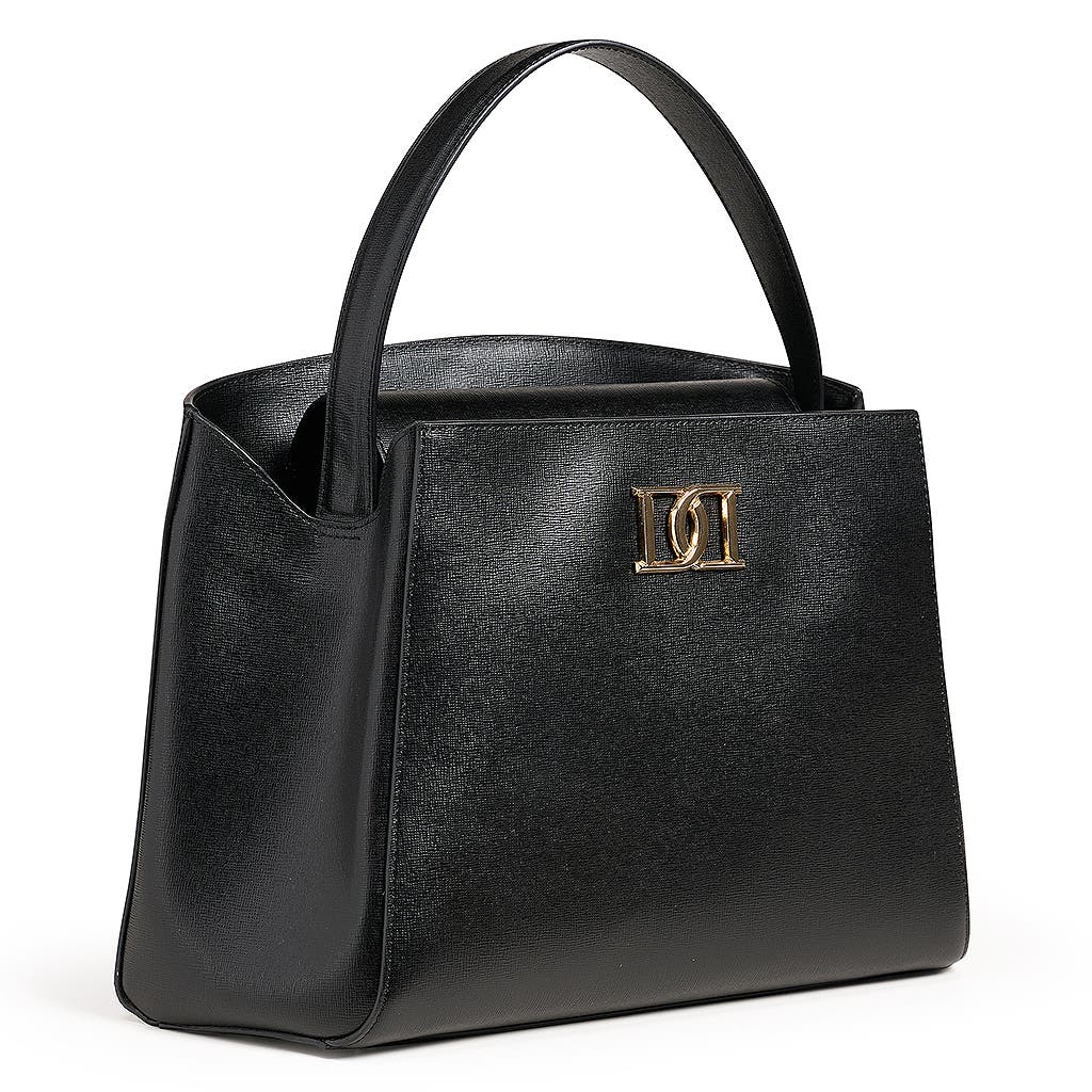 DESERI Rosa Handbag, Alternate, color, Black