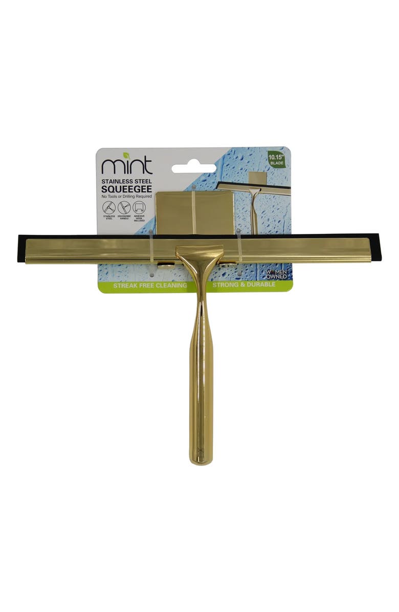 J AND V TEXTILES 4-Pack Shower Squeegees, Alternate, color, Gold