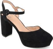 Journee Collection JOURNEE Roslynn Almond Toe Pump