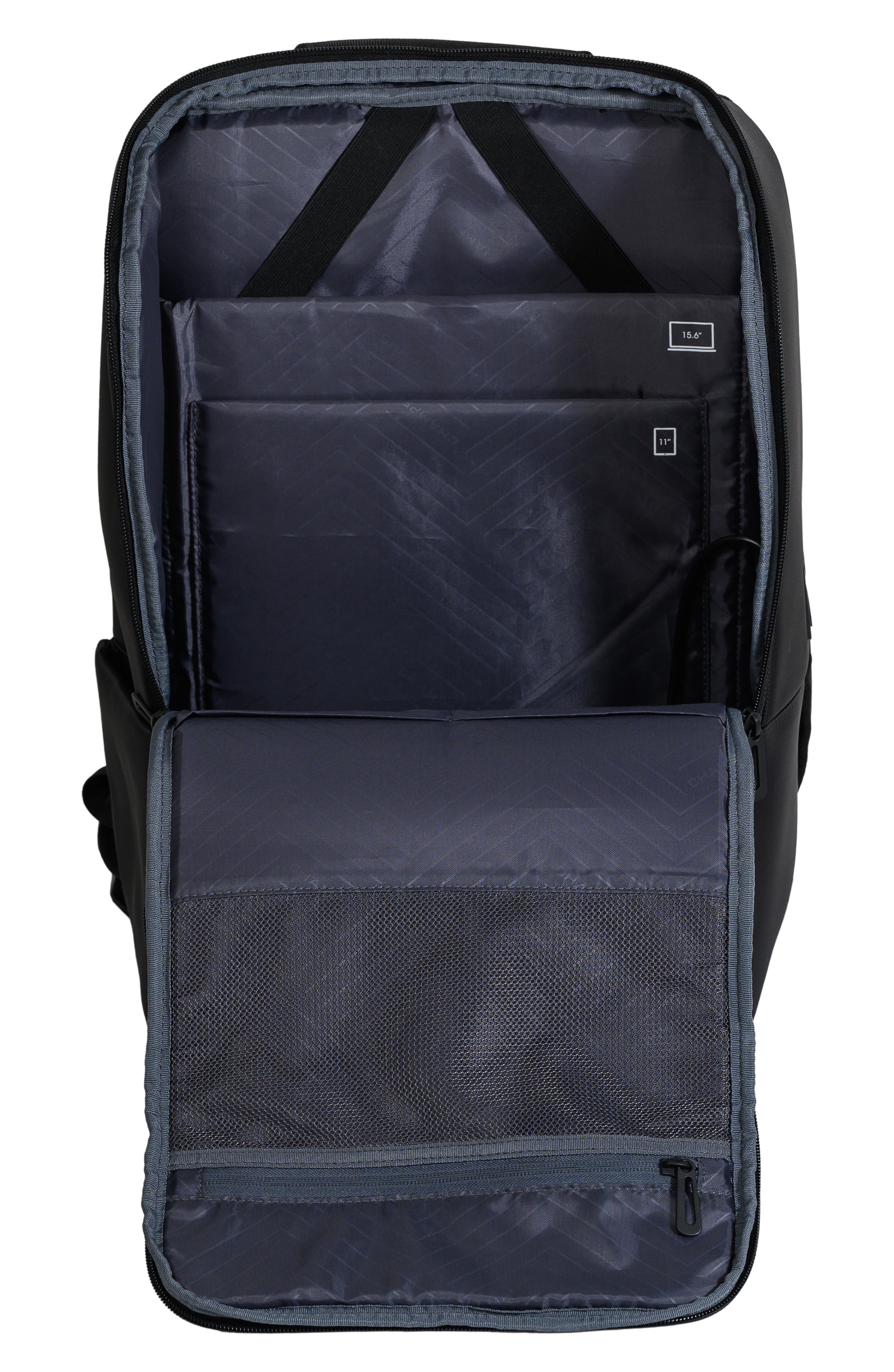 CHAMPS Waterproof Laptop Backpack, Alternate, color, Black