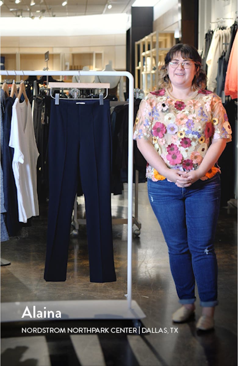 Pull-On Demi Bootcut Ponte Pants, sales video thumbnail