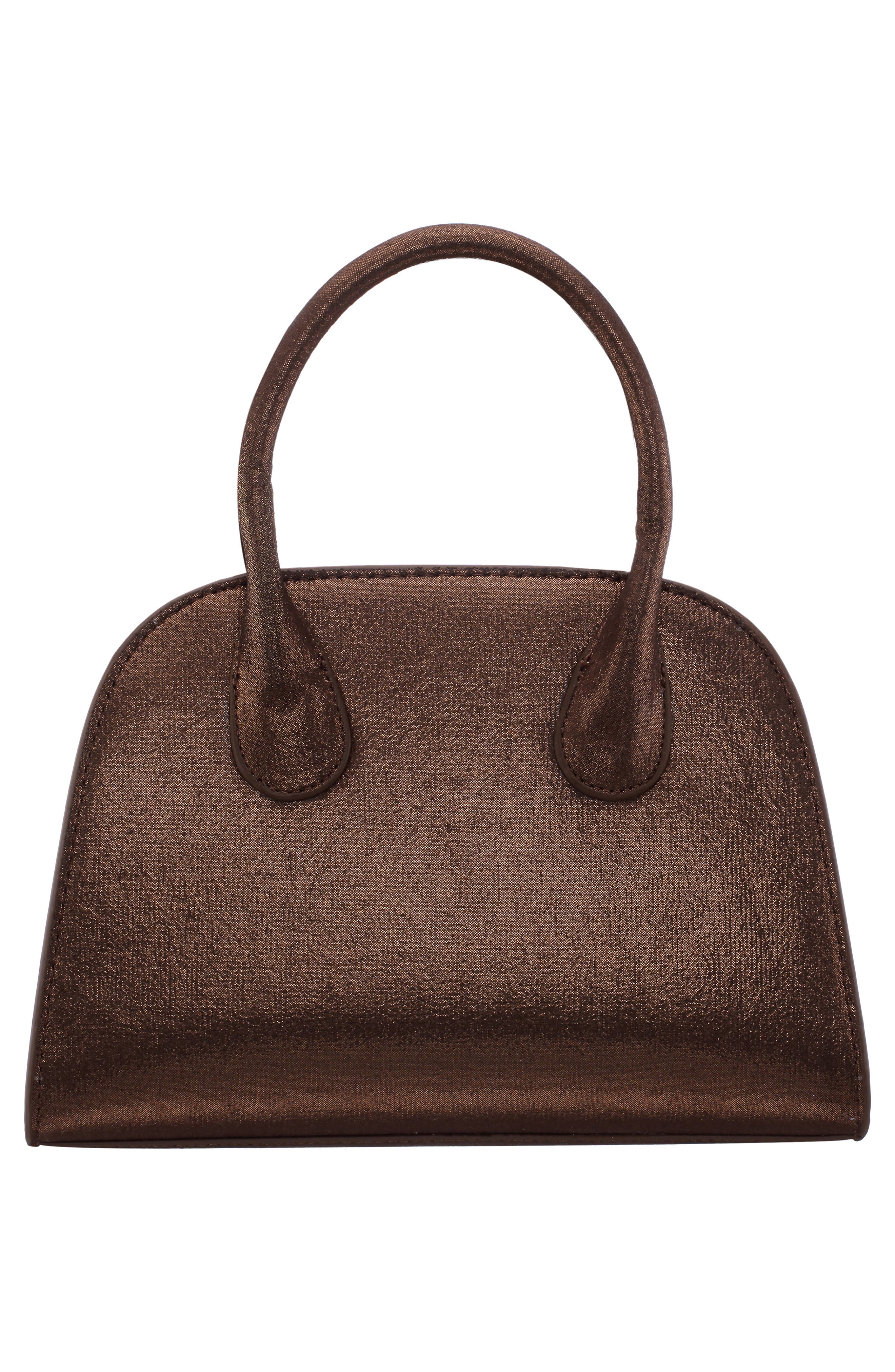 Ainsley Top Handle Bag, Alternate, color, BRONZE
