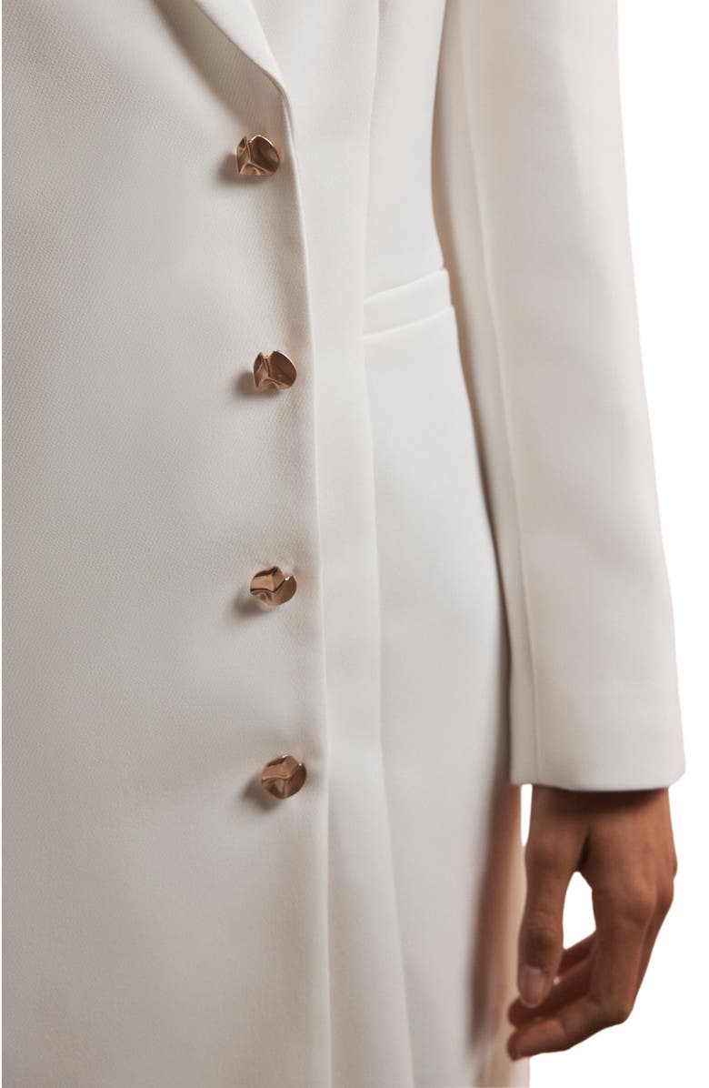 MINT VELVET Blazer Mini Dress, Alternate, color, Ivory