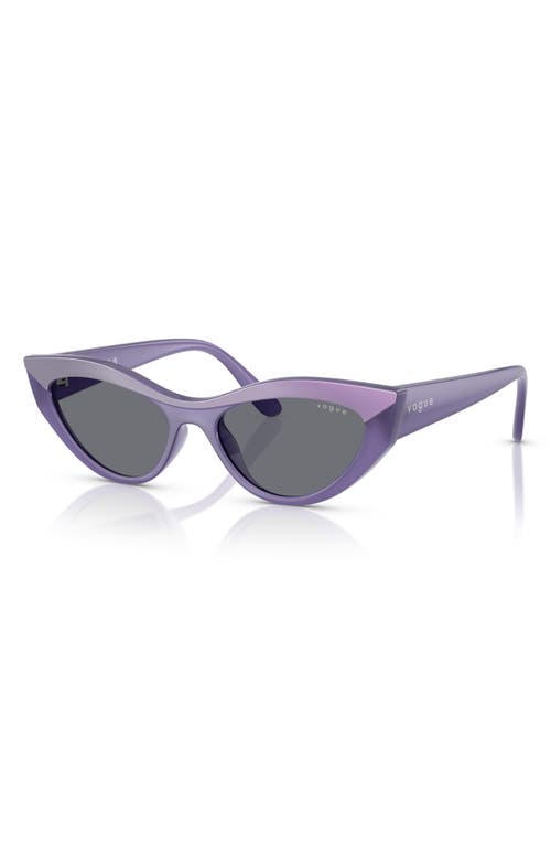 Vogue 52mm Polarized Cat Eye Sunglasses