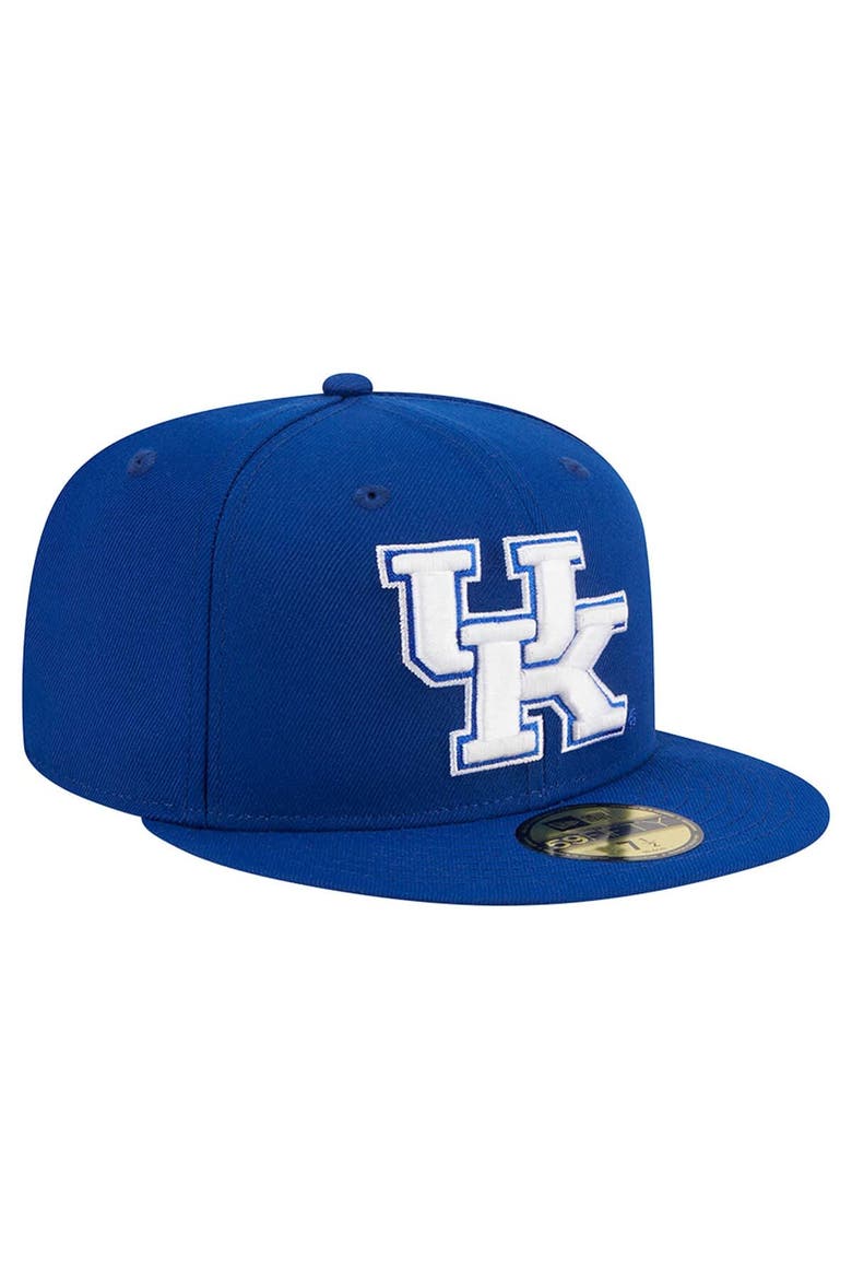 Men's New Era Royal Kentucky Wildcats 59FIFTY Fitted Hat, Alternate, color, Royal