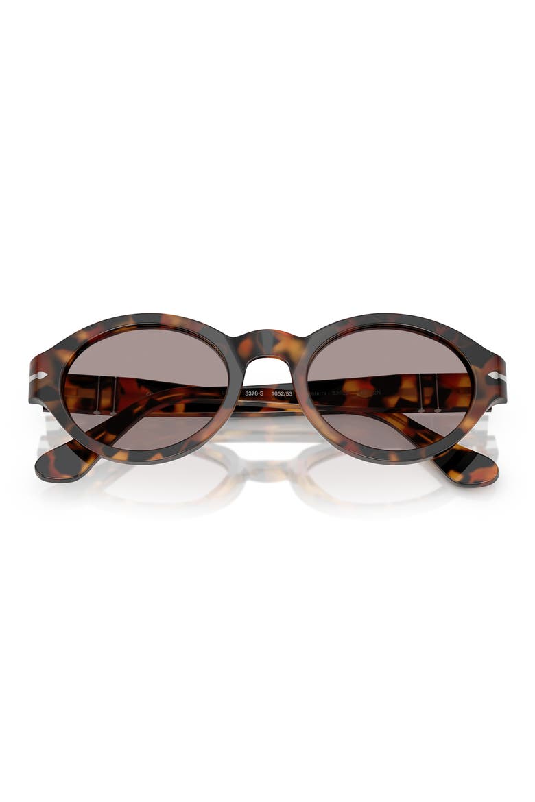 Loris 53mm Oval Sunglasses, Alternate, color, MADRETERRA / VIOLET