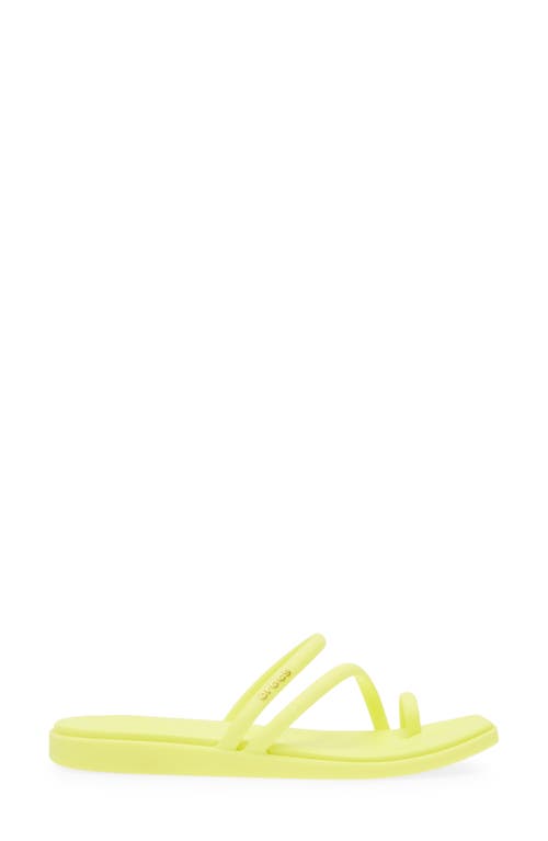 Crocs Miami Toe Loop Sandal In Green