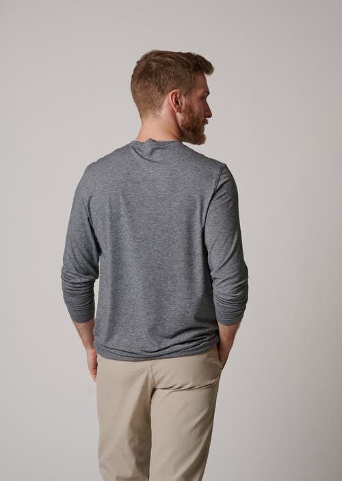 Leisure Lab Long Sleeve Everyday T-shirt In Stone