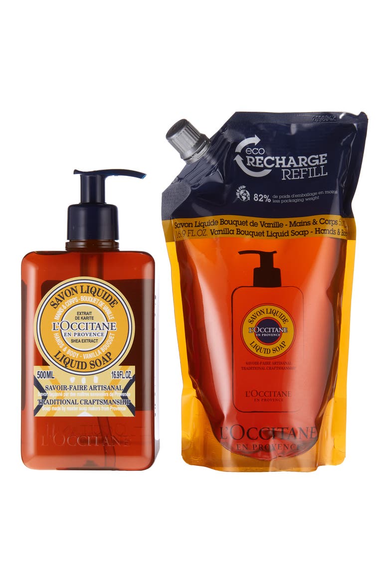 Shea Vanilla Liquid Soap Duo (Nordstrom Exclusive) USD $60 Value, Main, color, NO COLOR