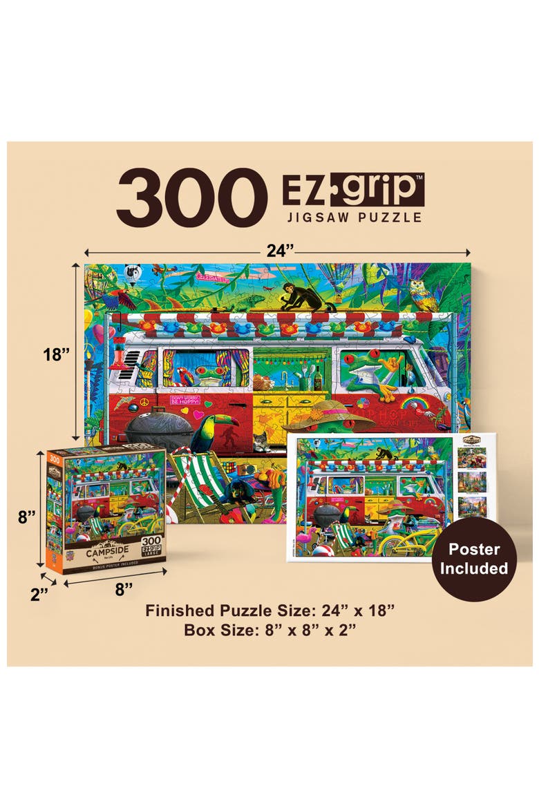 Van Life 300 Piece Jigsaw Puzzle, Alternate, color, Multicolor