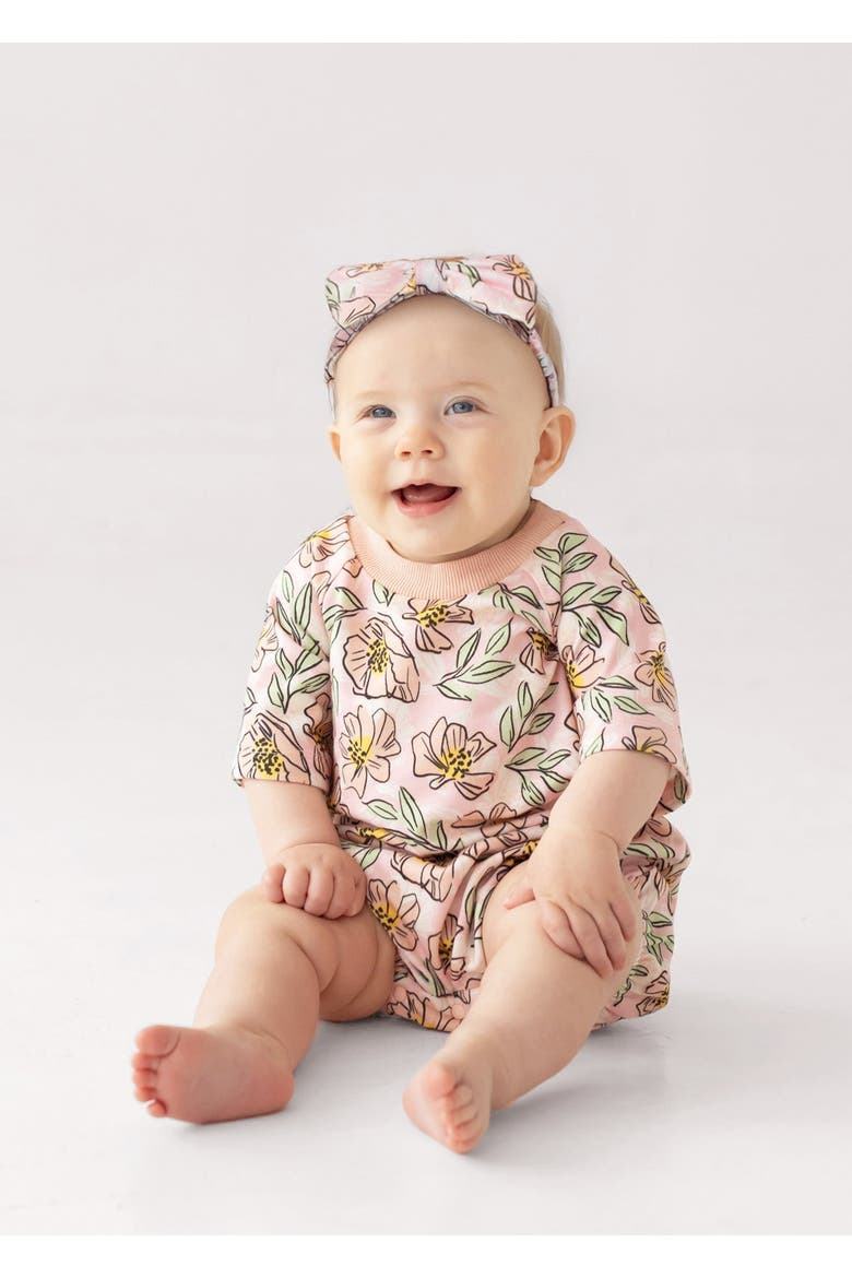 Quinn Short Sleeve Romper, Alternate, color, Pink