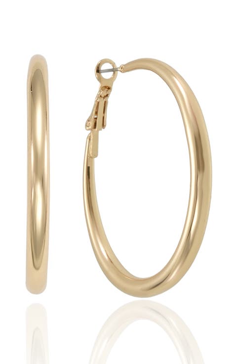 Classic Large Hoop Earrings