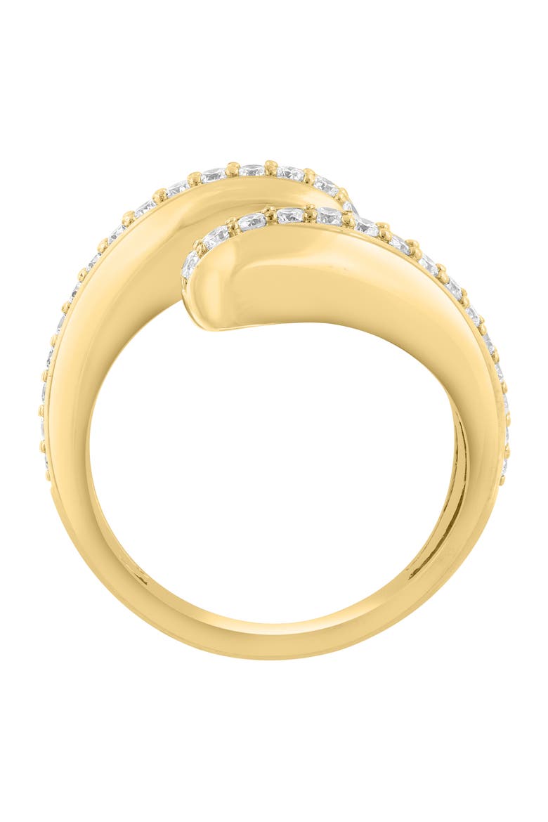 Lab-Grown Diamond Crossover Ring, Alternate, color, GOLD