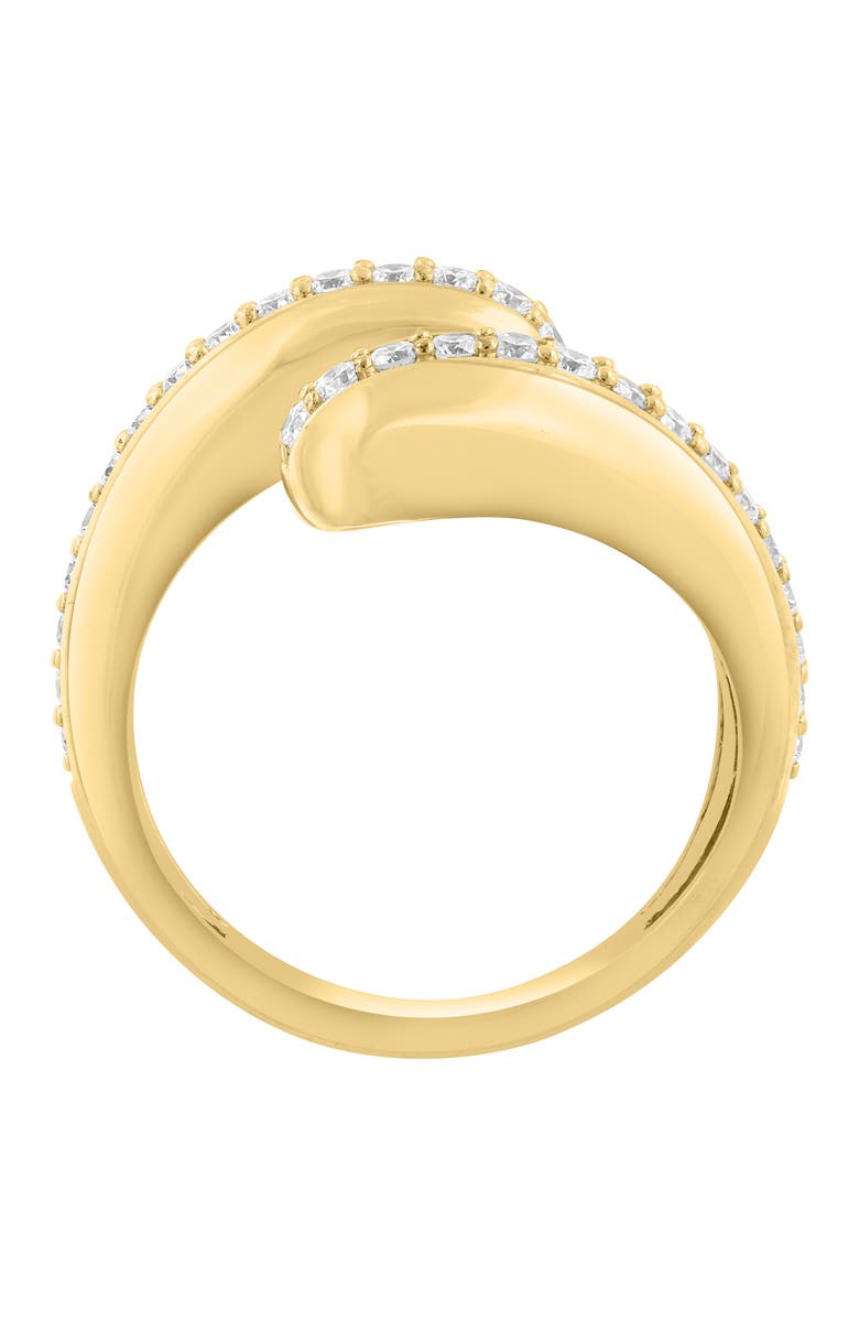 EFFY Lab-Grown Diamond Crossover Ring, Alternate, color, Gold
