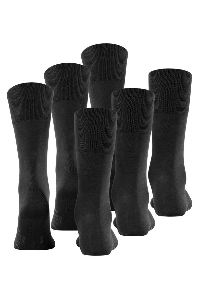 Tiago Cotton Dress Socks, Alternate, color, Black